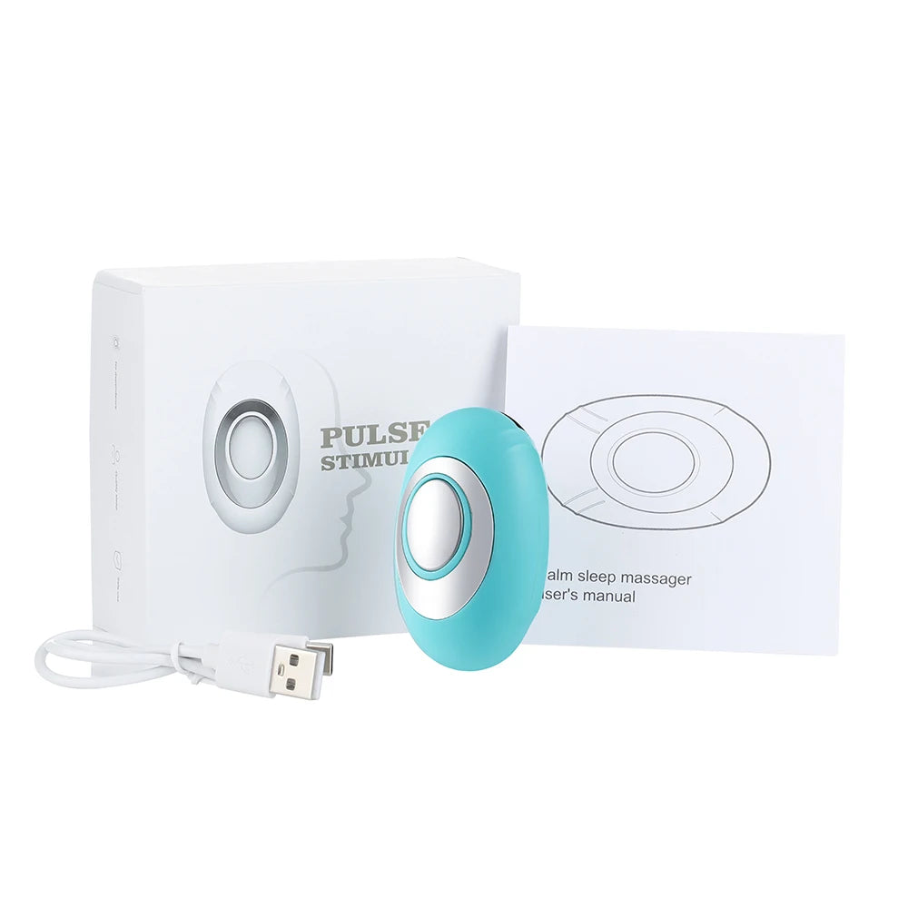 Anxiety Relief Neuro Sleep Nerves Insomnia Soothe Device USB Smart Sleep Instrument Handheld Sleep Healthy Pulse Stimulation