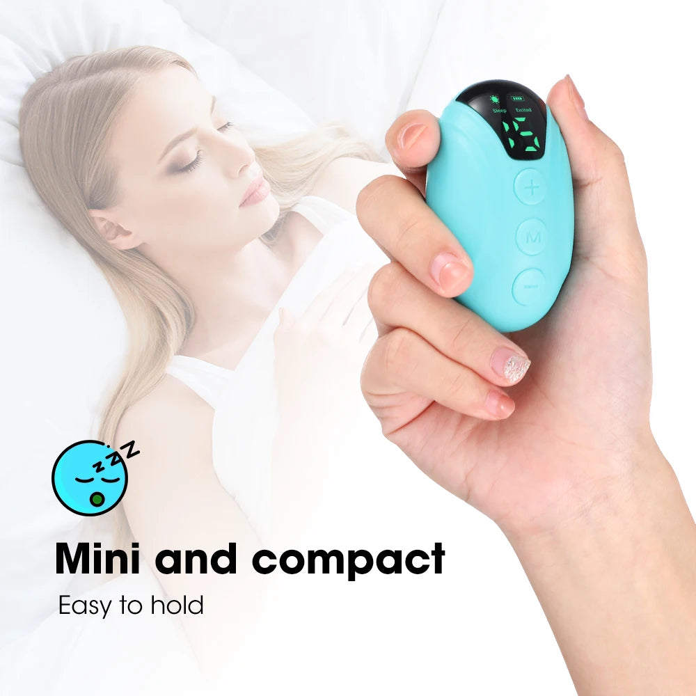 Anxiety Relief Neuro Sleep Nerves Insomnia Soothe Device USB Smart Sleep Instrument Handheld Sleep Healthy Pulse Stimulation