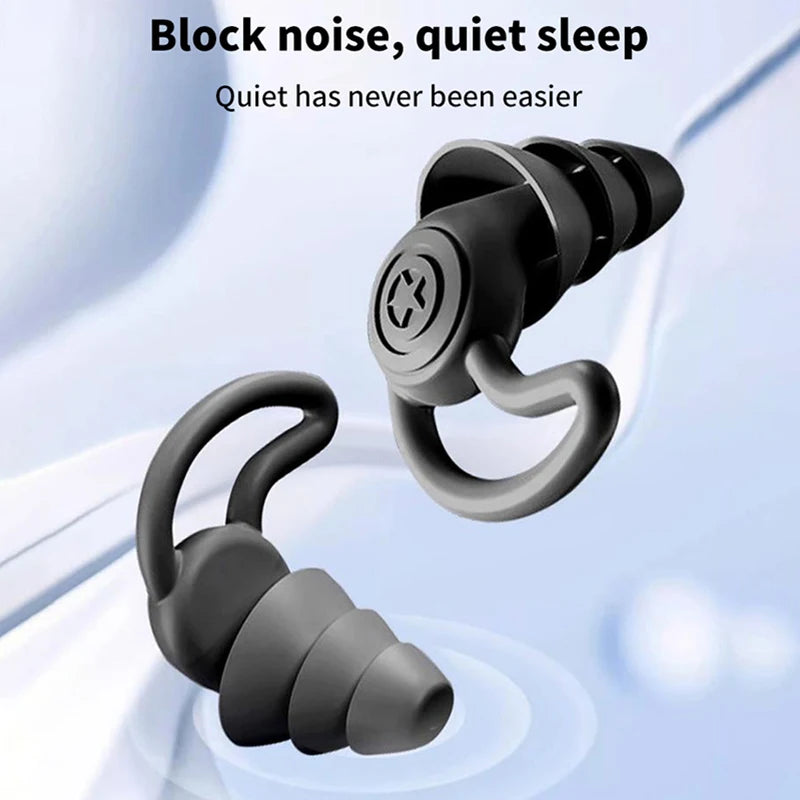 New Silicone Ear Plugs Sound Insulation for Student Soft anti Noise Sleeping Swim Waterproof Ear Plugs Noise Reduction Earplugs