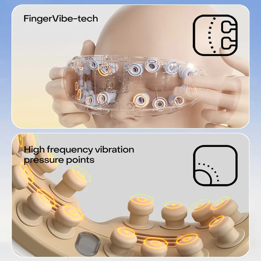 Steam Eye Massager Ultra Micron Atomization Eye Massager Multifunction Kneading Massage Eyes Hot Compress Relieve Eye Fatigue