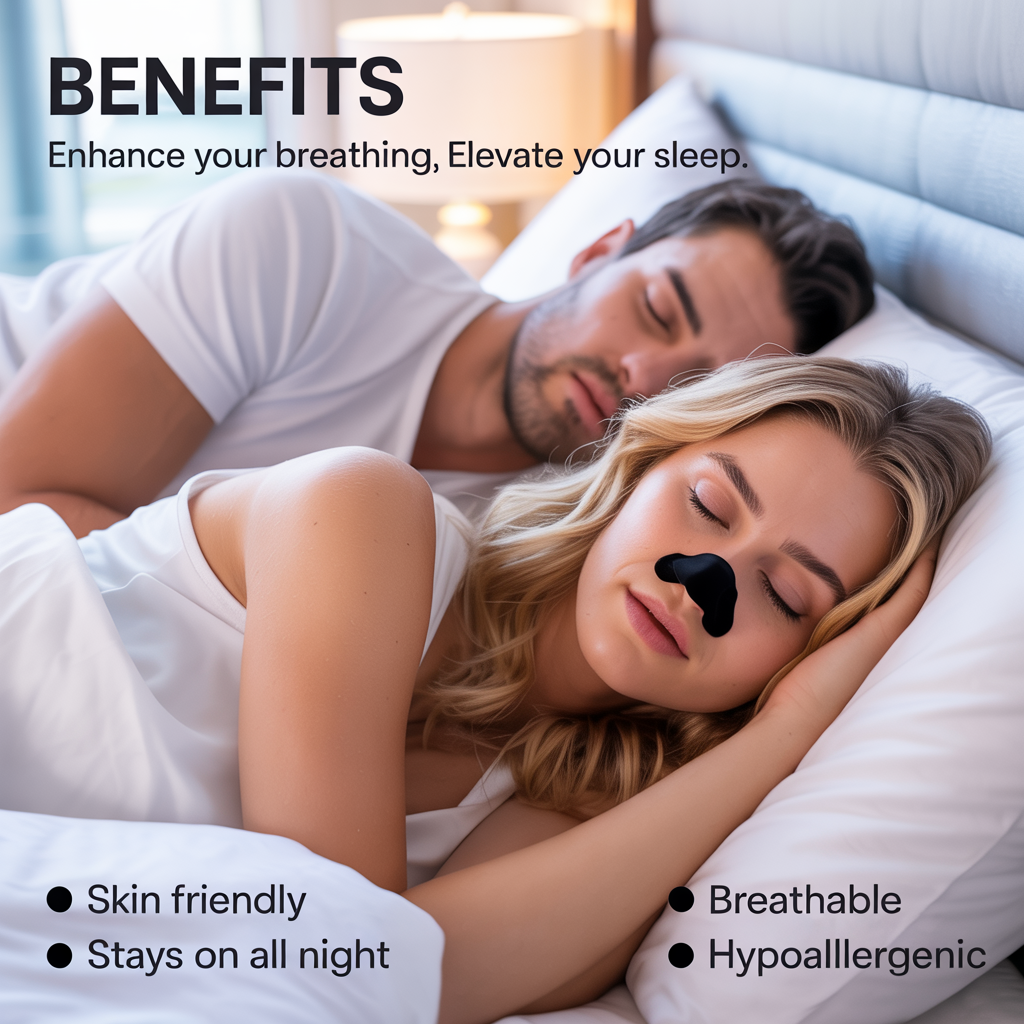 Extra Strength Nasal Strips for Sleep & Snoring Relief